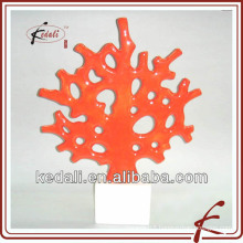 red color ceramic home decor coral